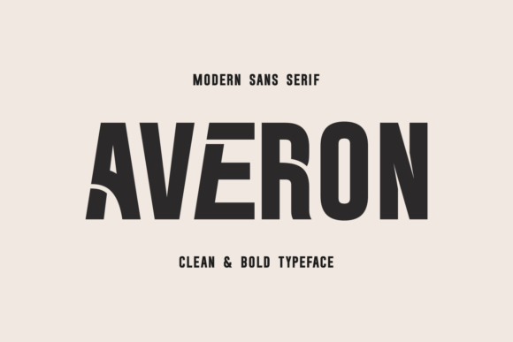 Averon: The Dynamic Sans Serif for Bold Branding