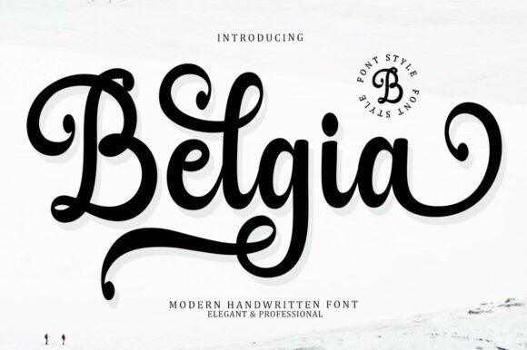 Belgia: Crafting Timeless Brand Identity with Handwritten Elegance
