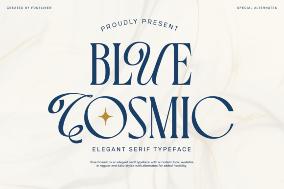 Blue Cosmic: Elegance Meets Modern Sophistication