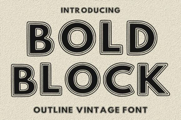 Bold Block: Where Retro Charm Meets Modern Punch