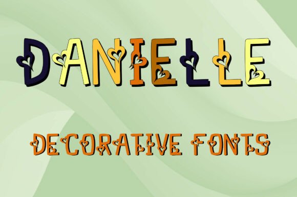 DANIELLE: A Playful Typeface for Charming Brand Identity