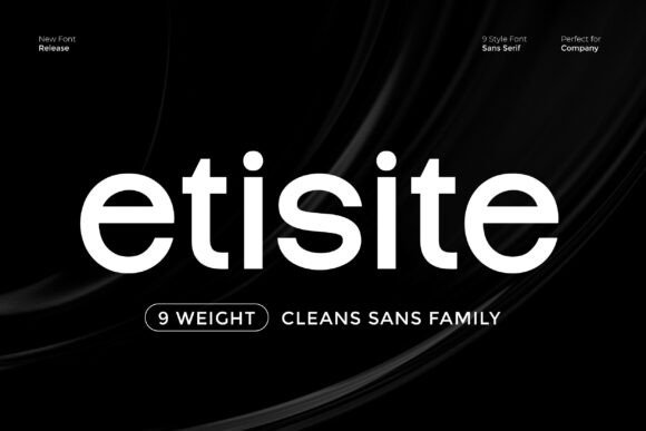 Etisite: A Modern Sans Serif for Clear Communication