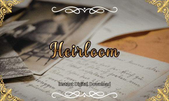 Heirloom: A Typeface for Timeless Branding and Design