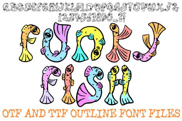 Meet Funky Fish: The Typeface That Swims Off the Page