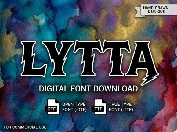 Meet Lytta: A Display Font for Bold, Artistic Projects