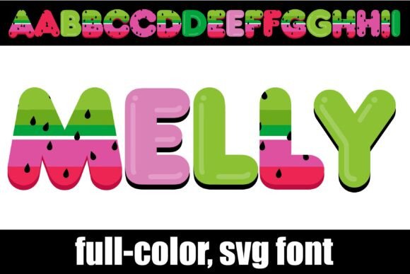 Melly: The High-Shine Bubble Font for Playful Design
