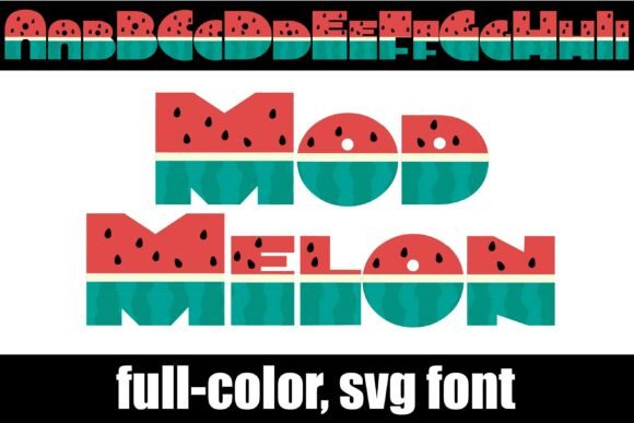 Mod Melon: A Geometric Display Font for Bold Branding