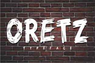 Oretz: The Brush Stroke Font for Authentic, Imperfect Designs