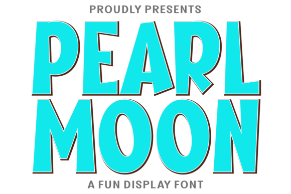 Pearl Moon: Your Retro-Groovy Display Font for Bold Branding