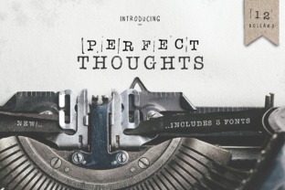 Perfect Thoughts: A Typewriter Font for Authentic Design