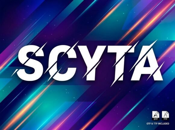 Scyta: A Font That Commands Attention