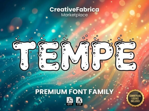 Tempe: The Decorative Display Typeface for Maximum Impact