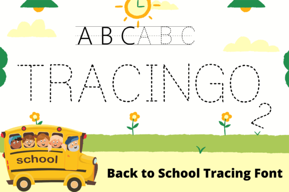 Tracingo 2: The Handwriting Practice Font for Creative Projects