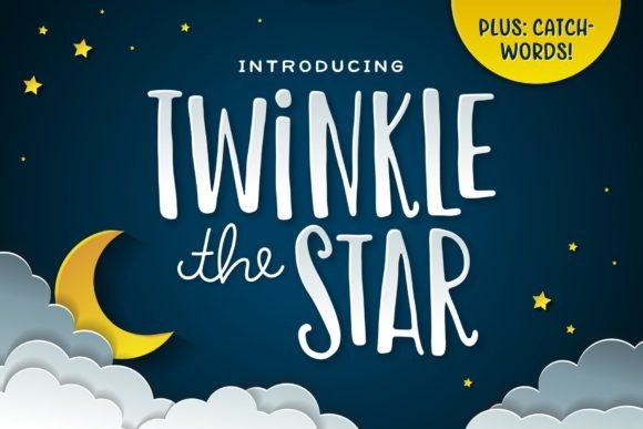Twinkle the Star: A Whimsical Font for Creative Designs