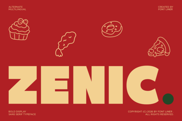 Zenic: The Display Font with a Playful Edge